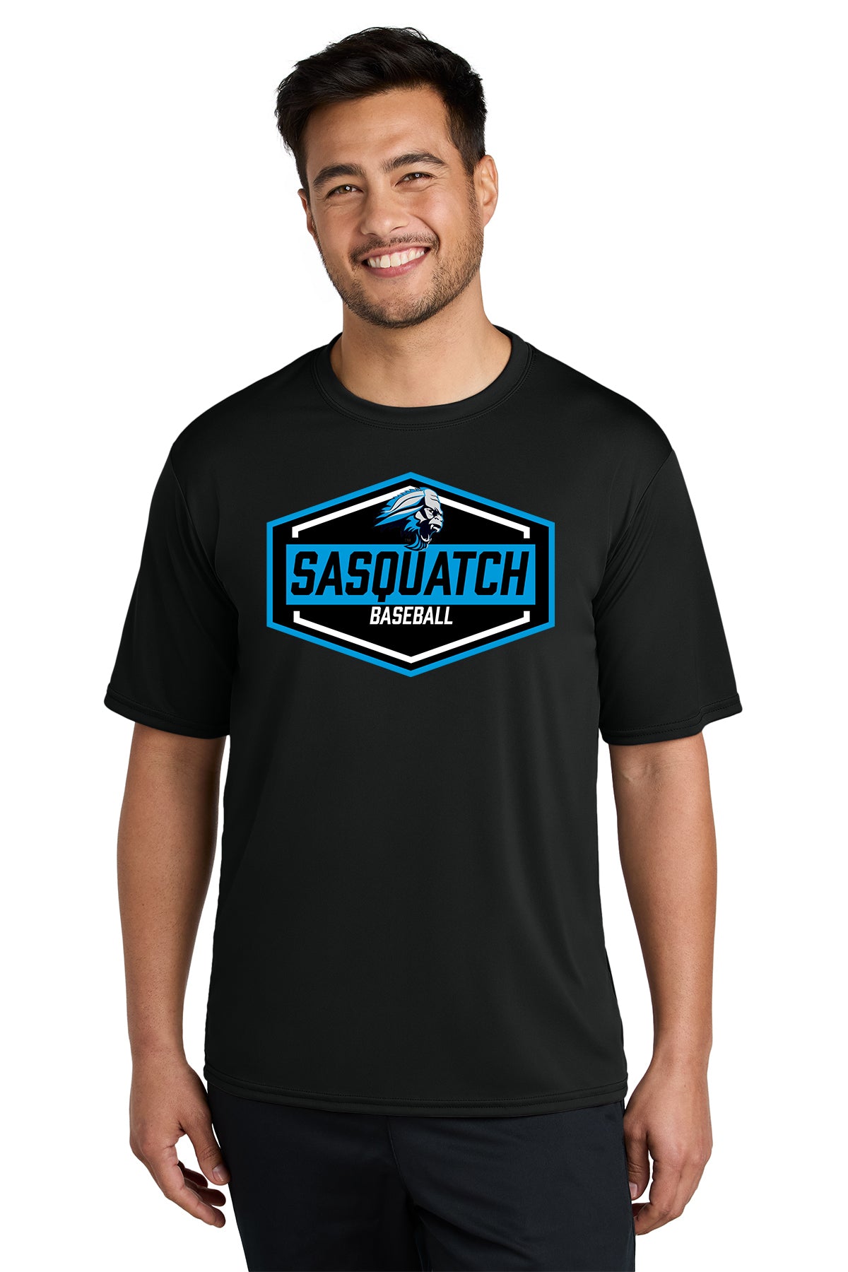 Sasquatch Men's Dri-Fit T-Shirt - Jet Black