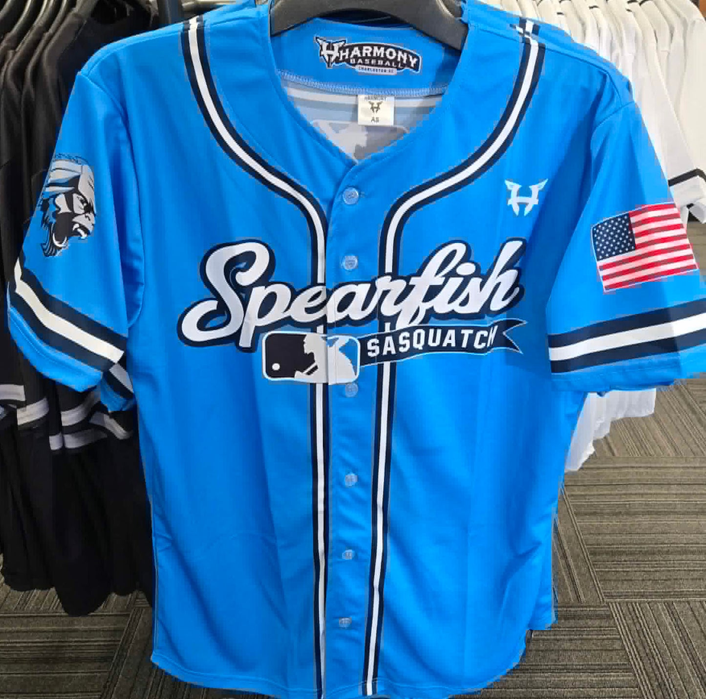 Sasquatch Youth Jersey - Blue