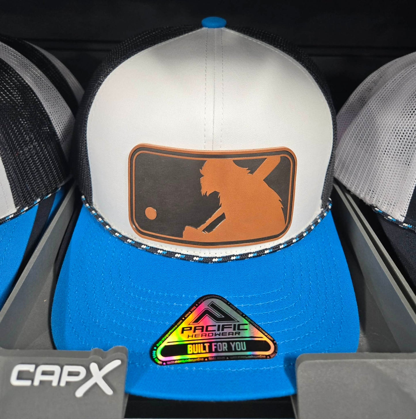 Sasquatch Rope Hat (White/Navy/Panther Teal)