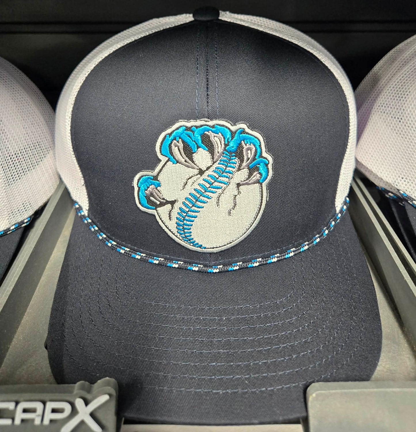 Sasquatch Rope Hat (Navy/White/Navy)