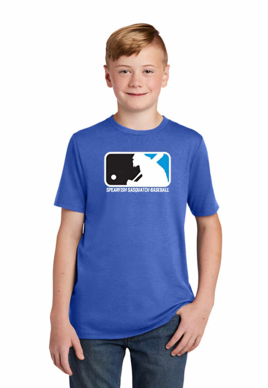 Sasquatch Youth Mock MLB Logo T-Shirt - Royal Frost