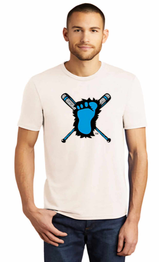 Sasquatch Men's Foot Logo T-Shirt - Natural