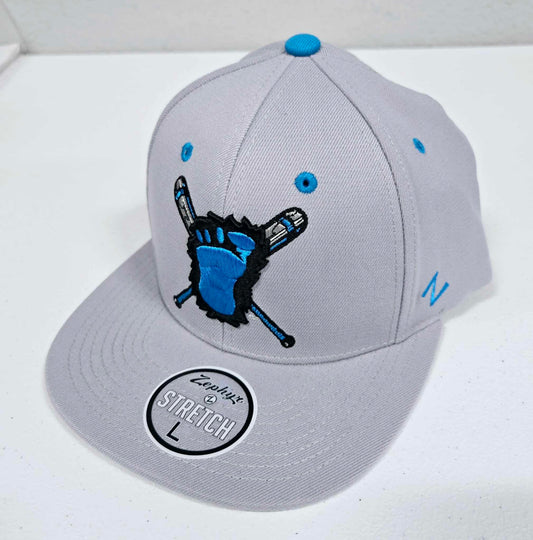Sasquatch Zephyr Fitted Hat - Foot Logo