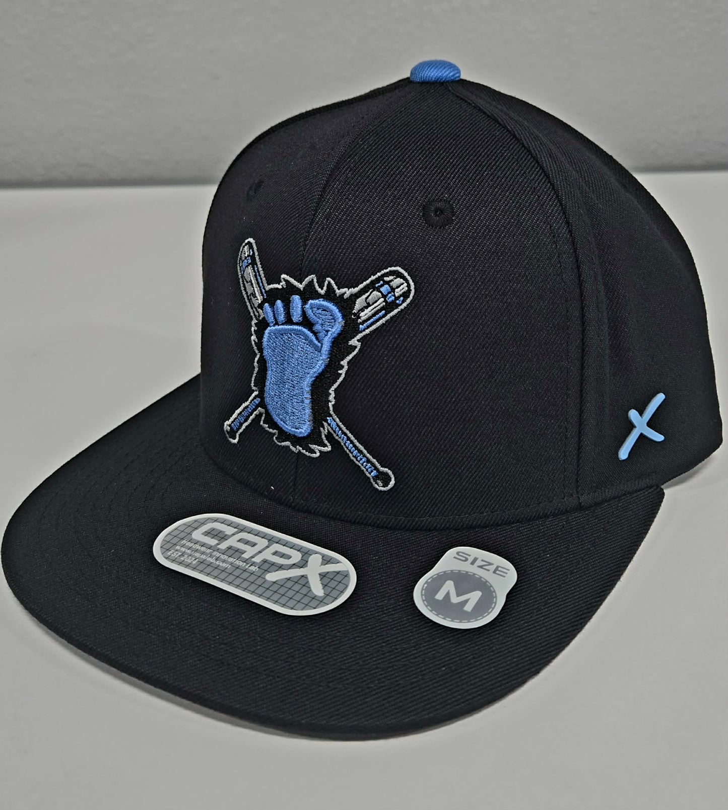 Black Game Day (2026) Fitted Hat - Foot Logo