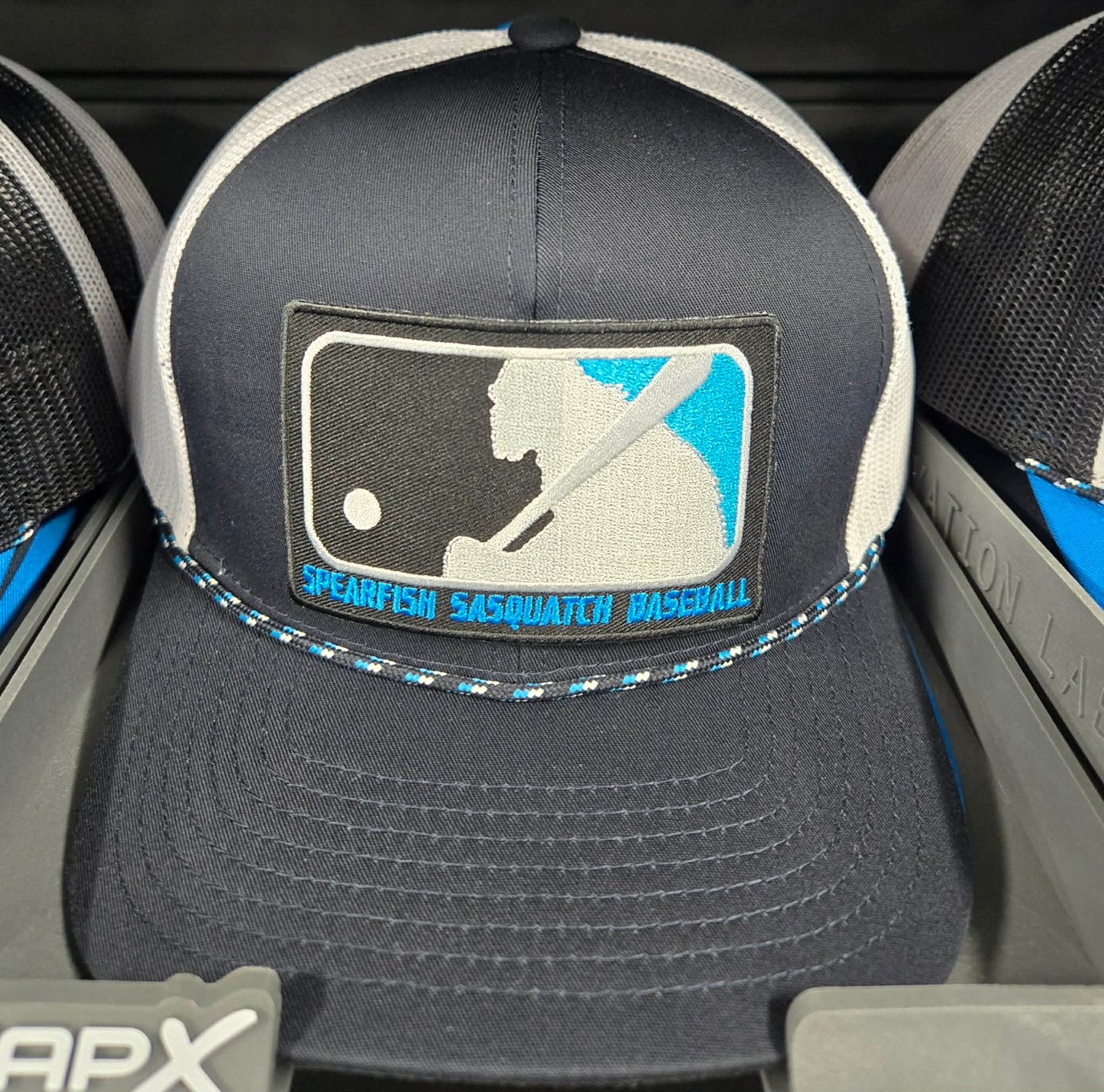 Sasquatch Rope Hat (Navy/White/Navy)