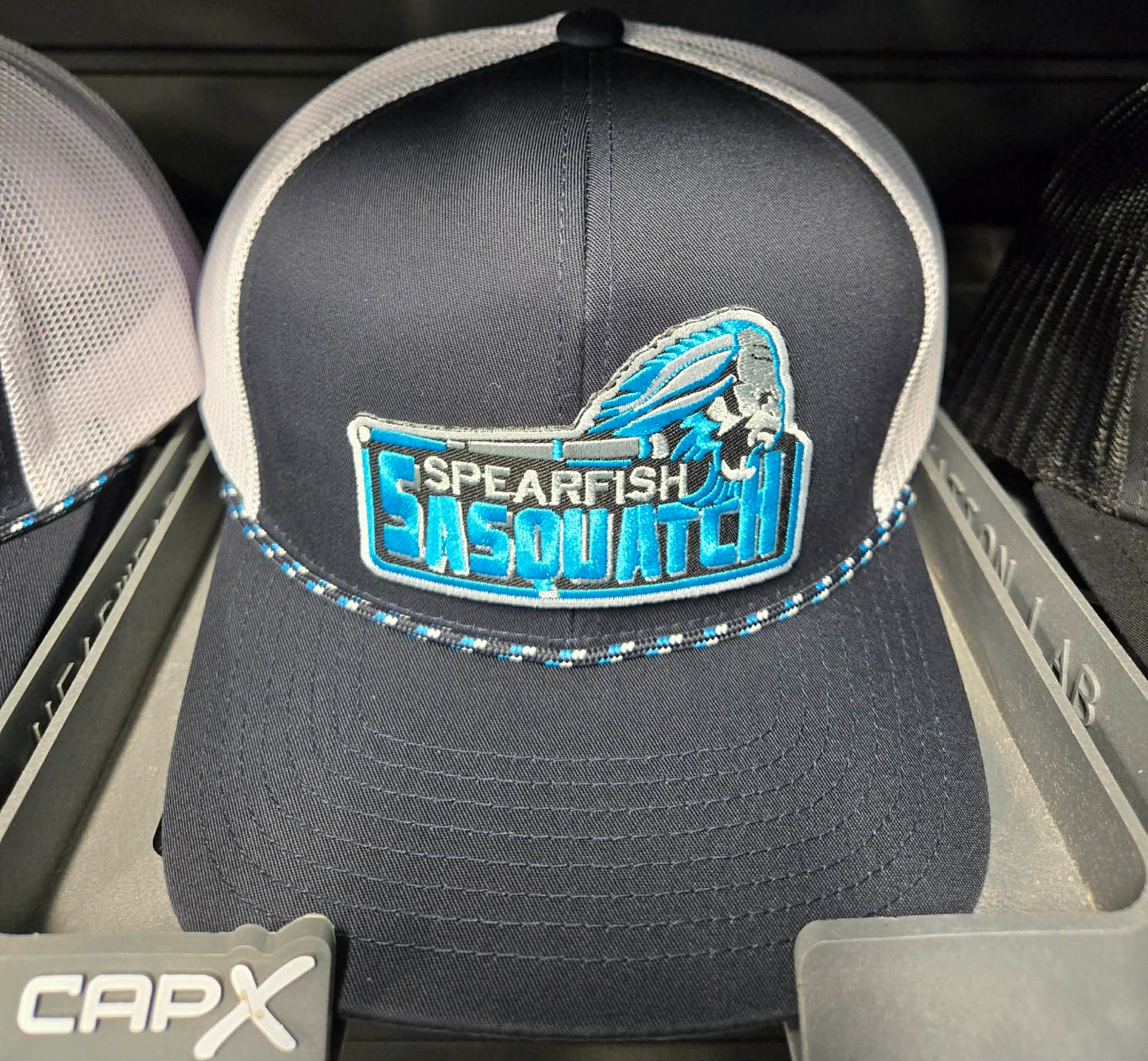 Sasquatch Rope Hat (Navy/White/Navy)