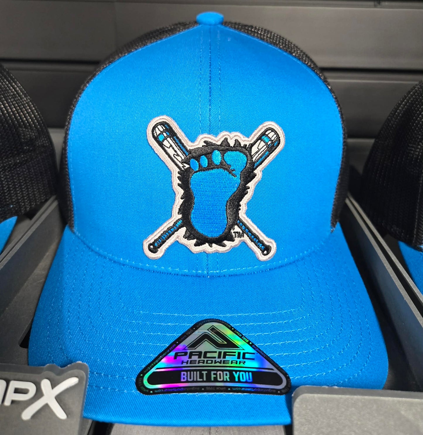 Sasquatch Trucker Hat (Panther Teal/Charcoal/Panther Teal)
