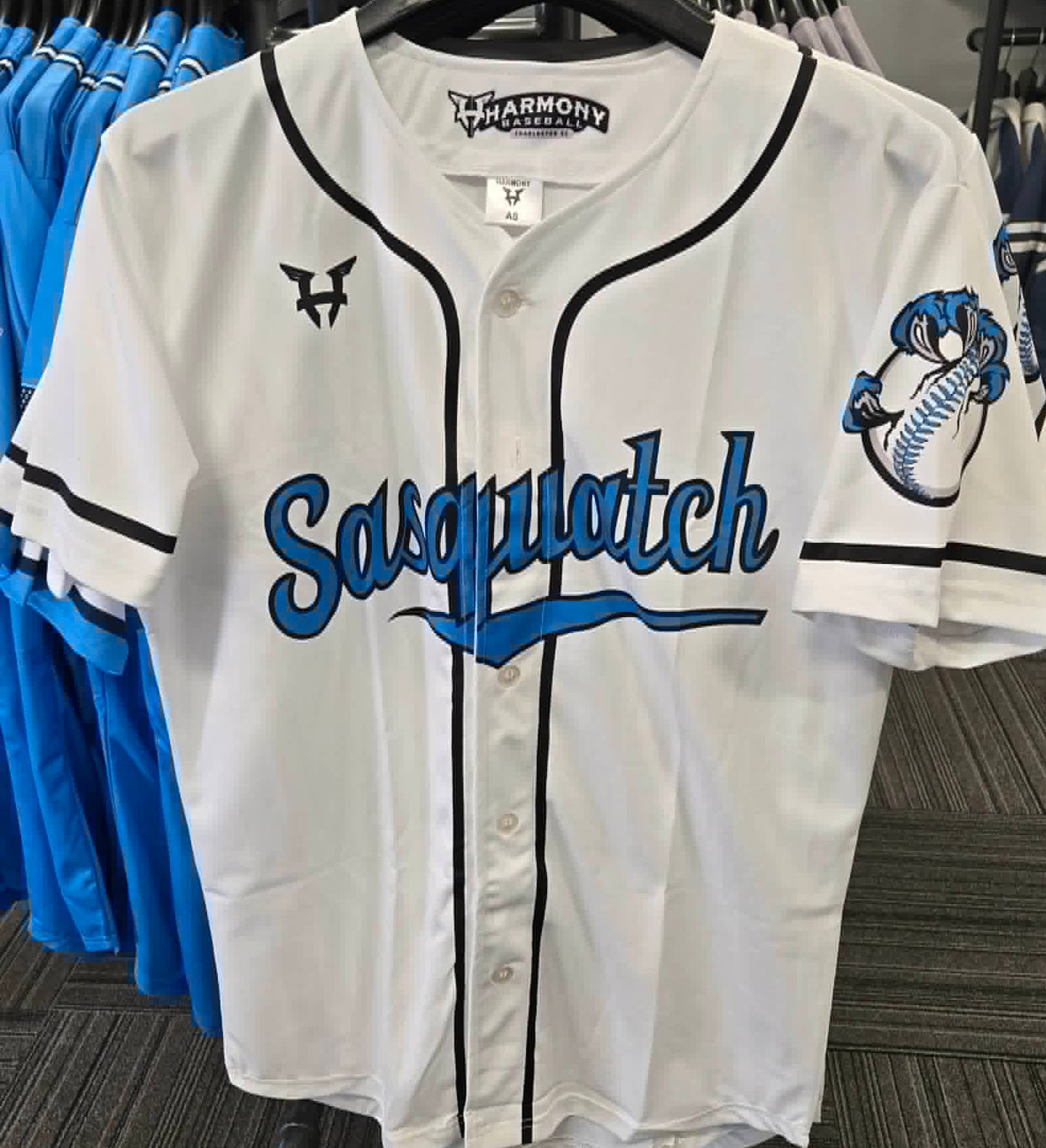 Sasquatch Adult Jersey - White