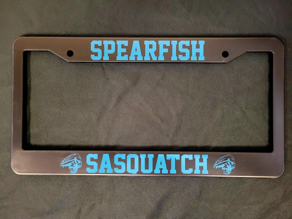 Sasquatch License Plate Frame – Spearfish Sasquatch