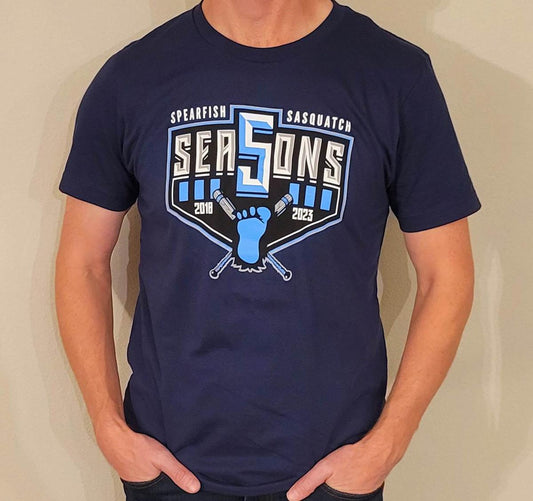 Sasquatch Men's 5th Season T-Shirt - Navy