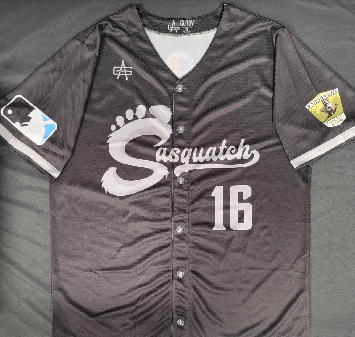 Sasquatch Adult Jersey - Black