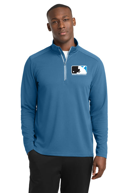 Sasquatch Men's 1/4 Zip Pullover - Dawn Blue